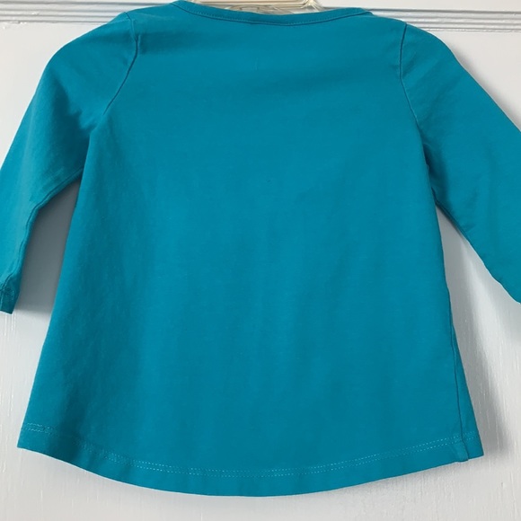 Gymboree Blue Ski Girl Penguin Top 12-18M EUC - Picture 5 of 10